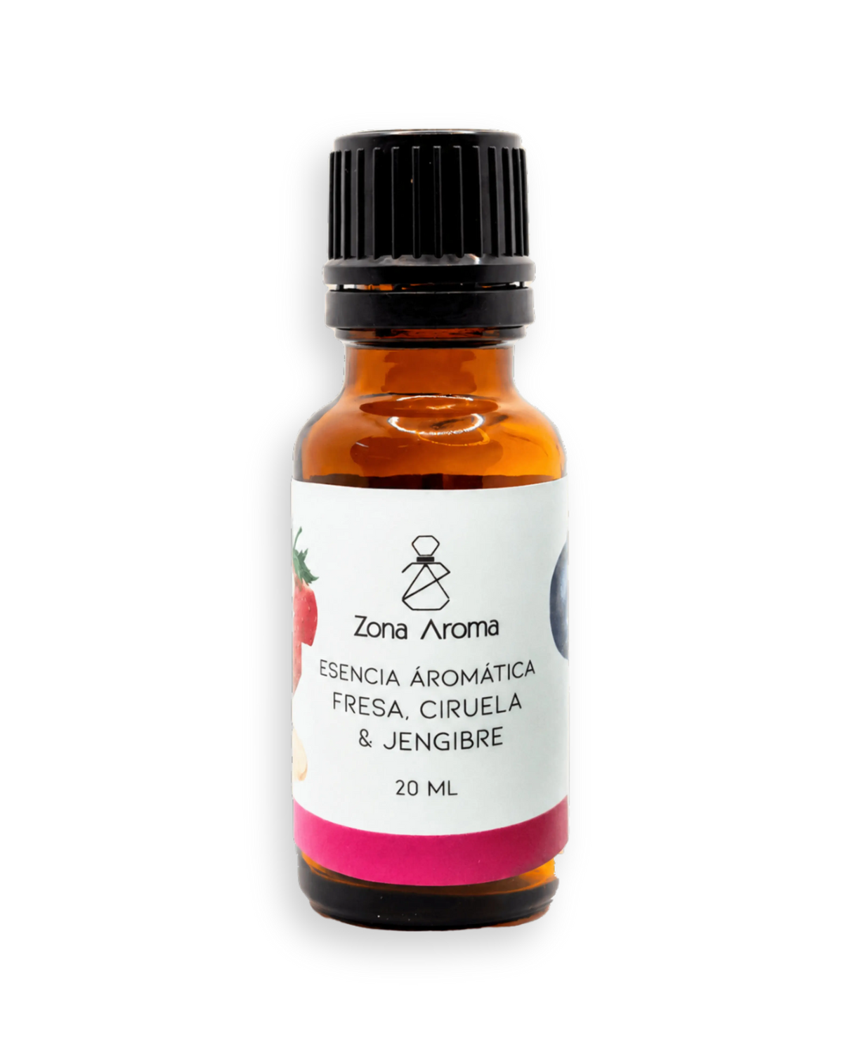 Esencia Aromática Fresa Ciruela y Jengibre de 20 ml para aromaterapia | Zona Aroma